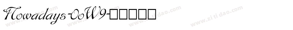 Nowadays-0oW9字体转换