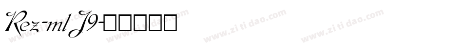 Rez-mlJ9字体转换