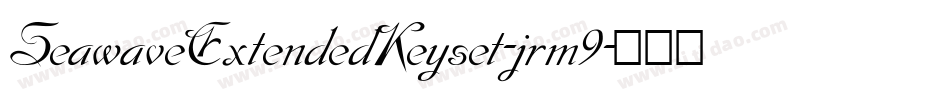 SeawaveExtendedKeyset-jrm9字体转换