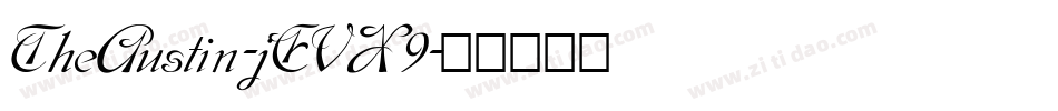 TheAustin-jEVX9字体转换