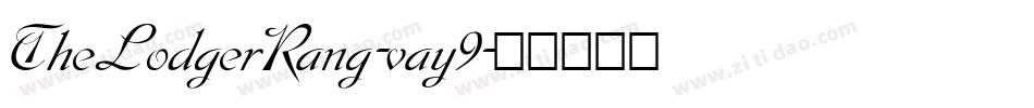 TheLodgerRang-vay9字体转换