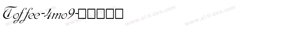 Toffee-4mo9字体转换