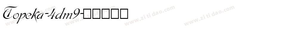 Topeka-4dm9字体转换
