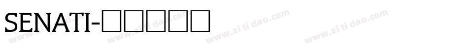 SENATI字体转换