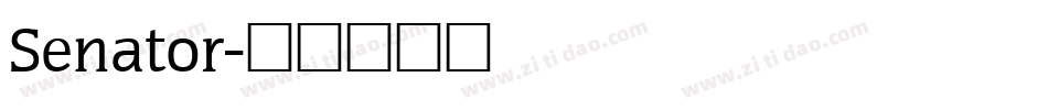 Senator字体转换