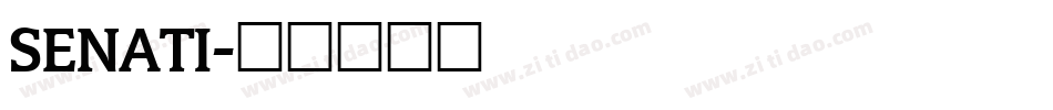 SENATI字体转换