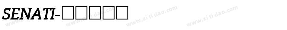 SENATI字体转换