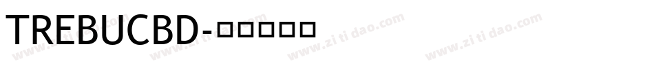 TREBUCBD字体转换