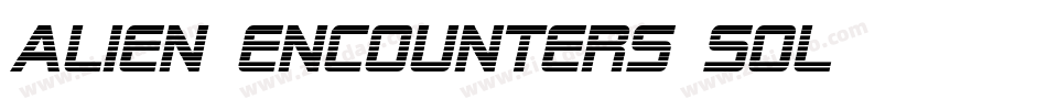 Alien-Encounters-Sol字体转换