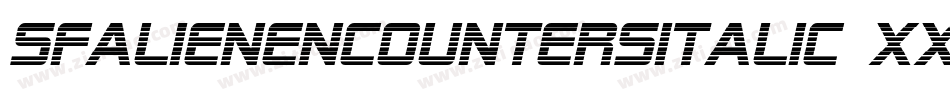 SfAlienEncountersItalic-XXzg字体转换 SfAlienEncountersItalic-XXzg字体转换