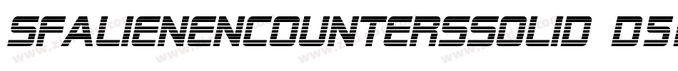SfAlienEncountersSolid-d5BR字体转换