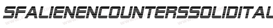 SfAlienEncountersSolidItalic-PZxB字体转换