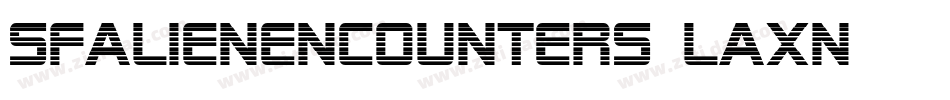 SfAlienEncounters-LAxn字体转换