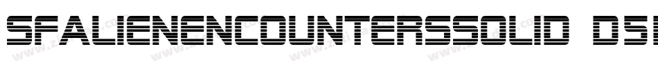 SfAlienEncountersSolid-d5BR字体转换