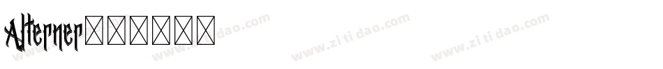 Alterner字体转换