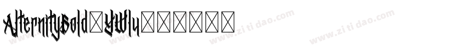 AlternityBold-YWl4字体转换