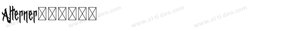 Alterner字体转换