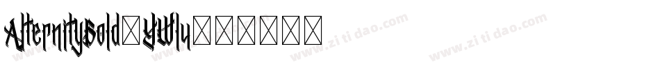 AlternityBold-YWl4字体转换