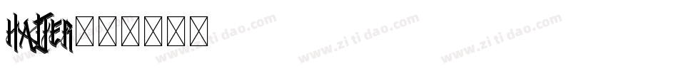 HALTER字体转换