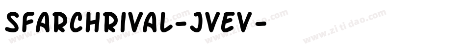 SfArchRival-jVev字体转换 SfArchRival-jVev字体转换