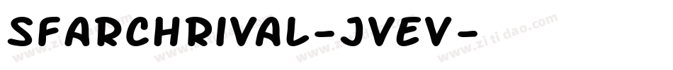 SfArchRival-jVev字体转换 SfArchRival-jVev字体转换