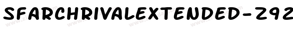 SfArchRivalExtended-z921字体转换 SfArchRivalExtended-z921字体转换