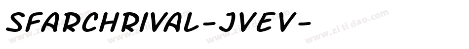 SfArchRival-jVev字体转换 SfArchRival-jVev字体转换