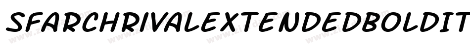 SfArchRivalExtendedBoldItalic-5aDz字体转换 SfArchRivalExtendedBoldItalic-5aDz字体转换