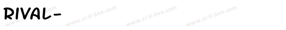 Rival字体转换