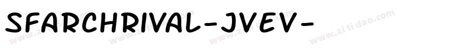 SfArchRival-jVev字体转换 SfArchRival-jVev字体转换