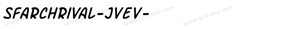 SfArchRival-jVev字体转换 SfArchRival-jVev字体转换
