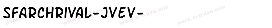 SfArchRival-jVev字体转换 SfArchRival-jVev字体转换