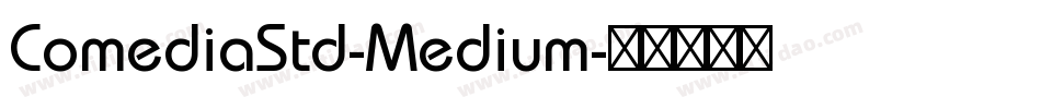 ComediaStd-Medium字体转换