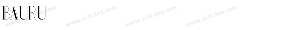 Bauru字体转换