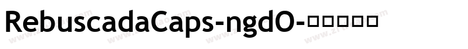 RebuscadaCaps-ngdO字体转换