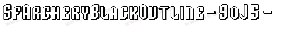 SfArcheryBlackOutline-9oJ5字体转换