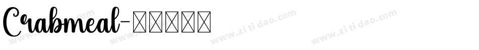 Crabmeal字体转换