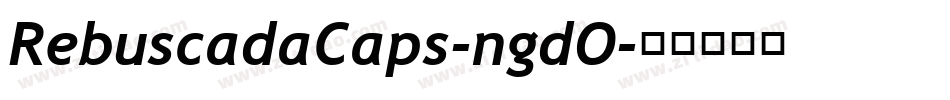 RebuscadaCaps-ngdO字体转换
