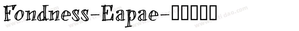 Fondness-Eapae字体转换