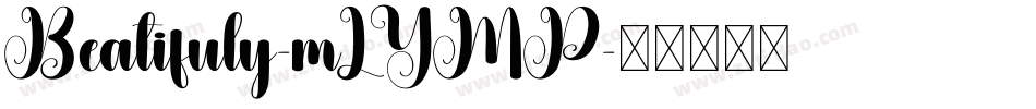 Beatifuly-mLYMP字体转换