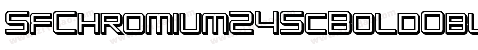 SfChromium24ScBoldOblique-1n3M字体转换 SfChromium24ScBoldOblique-1n3M字体转换
