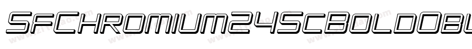 SfChromium24ScBoldOblique-1n3M字体转换 SfChromium24ScBoldOblique-1n3M字体转换