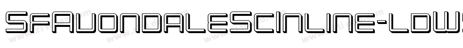 SfAvondaleScInline-ldW5字体转换