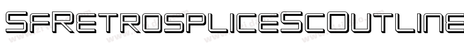 SfRetrospliceScOutline-4geW字体转换