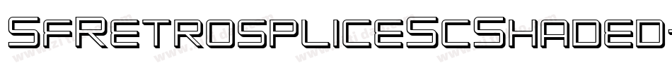 SfRetrospliceScShaded-0dGG字体转换