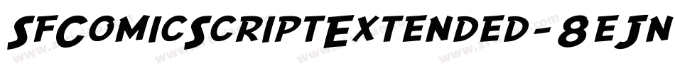SfComicScriptExtended-8eJn字体转换