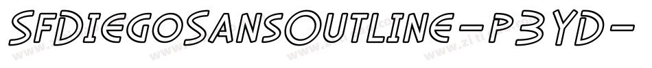 SfDiegoSansOutline-p3YD字体转换 SfDiegoSansOutline-p3YD字体转换