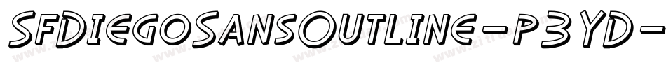 SfDiegoSansOutline-p3YD字体转换 SfDiegoSansOutline-p3YD字体转换