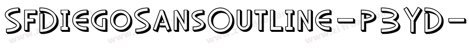 SfDiegoSansOutline-p3YD字体转换 SfDiegoSansOutline-p3YD字体转换