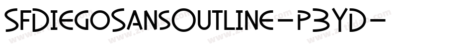 SfDiegoSansOutline-p3YD字体转换 SfDiegoSansOutline-p3YD字体转换